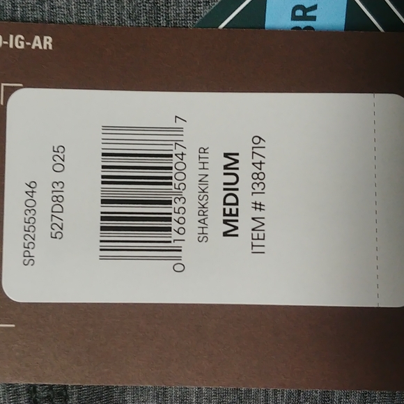 NWT G.H Bass & Co. Crew Neck Short Sleeve T-Shirt w/Moisture Wicking Size M Grey - Picture 6 of 6